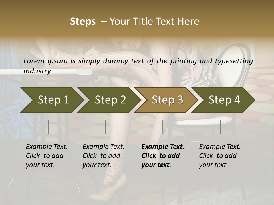 Art Fashion Model PowerPoint Template
