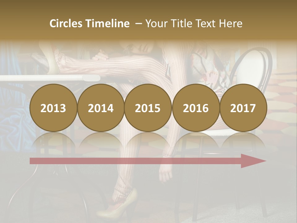 Art Fashion Model PowerPoint Template