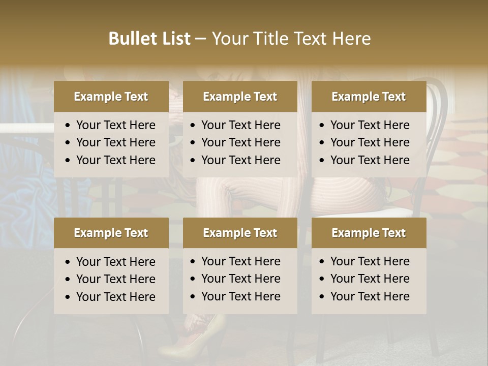 Art Fashion Model PowerPoint Template