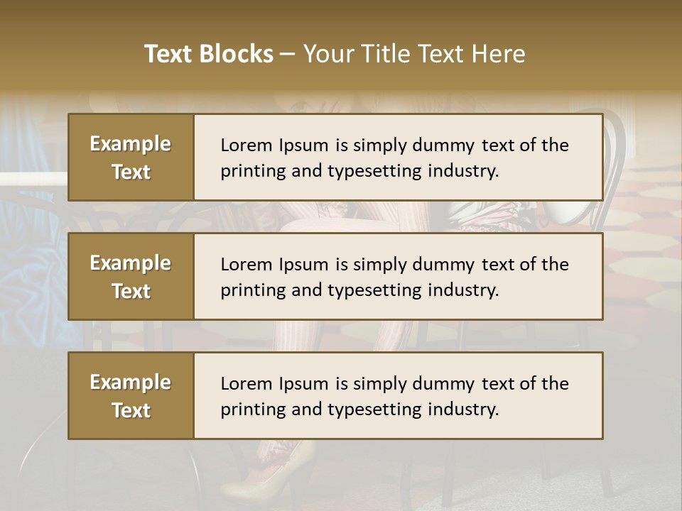 Art Fashion Model PowerPoint Template