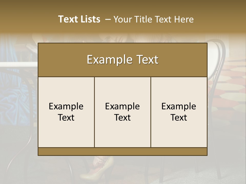 Art Fashion Model PowerPoint Template