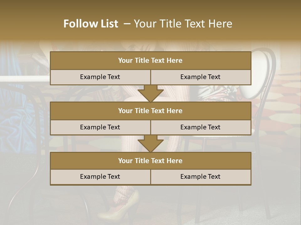 Art Fashion Model PowerPoint Template