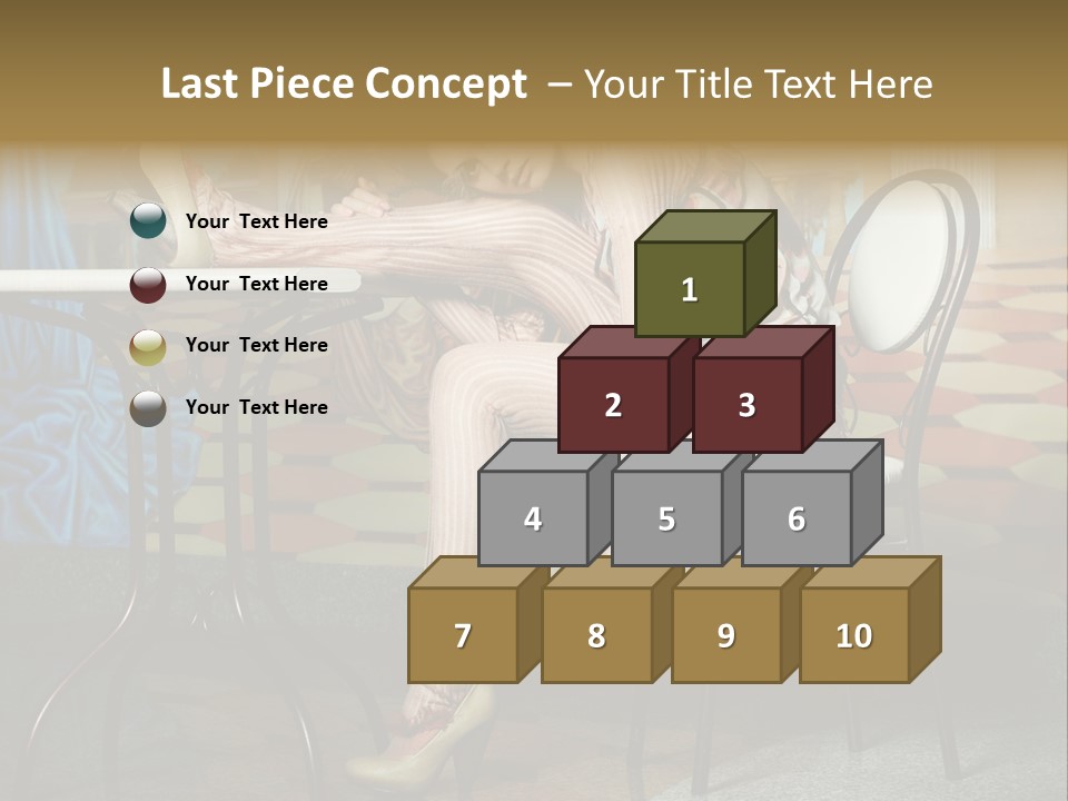 Art Fashion Model PowerPoint Template