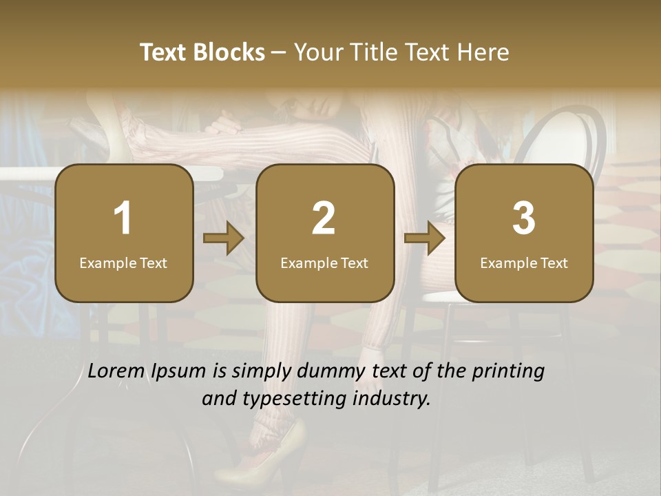 Art Fashion Model PowerPoint Template