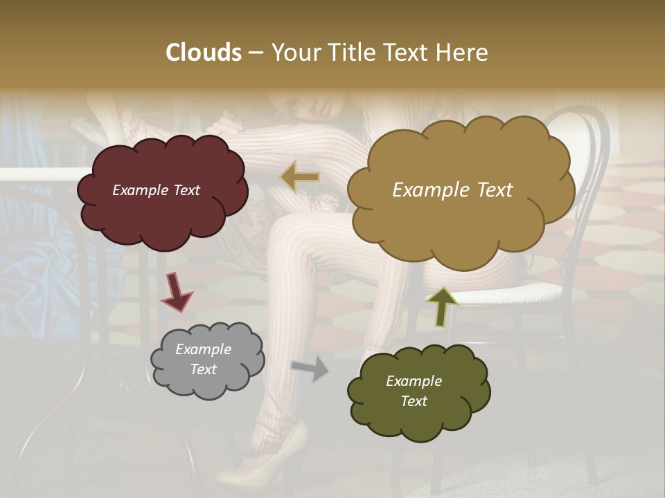 Art Fashion Model PowerPoint Template