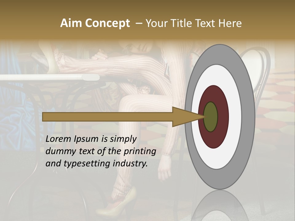 Art Fashion Model PowerPoint Template