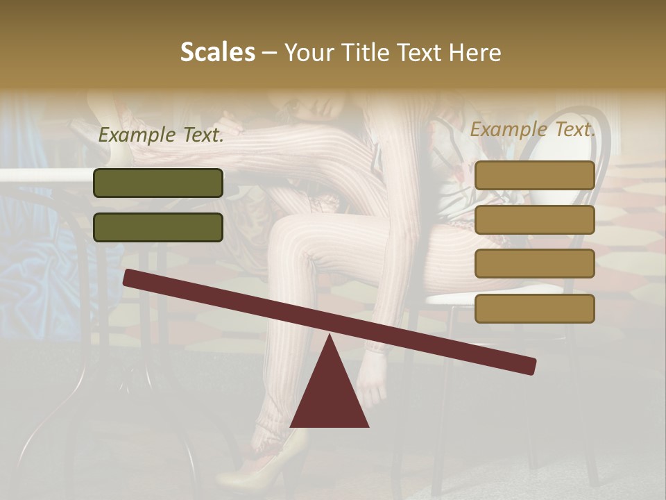 Art Fashion Model PowerPoint Template