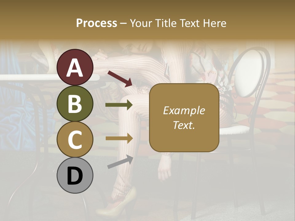 Art Fashion Model PowerPoint Template