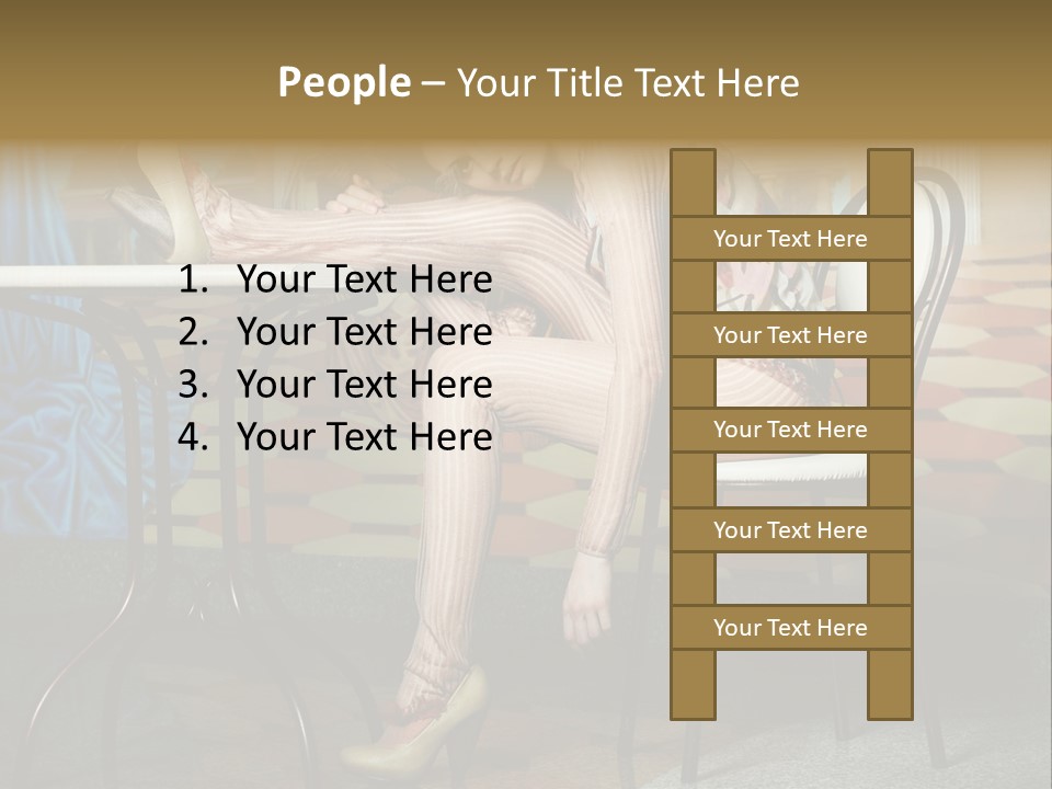 Art Fashion Model PowerPoint Template