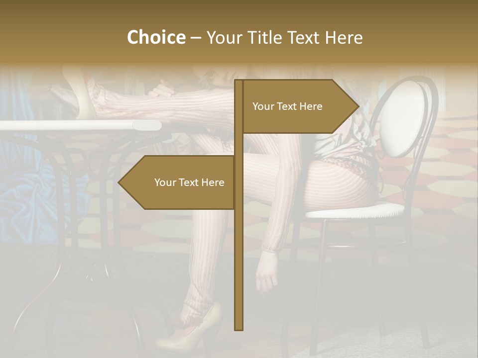 Art Fashion Model PowerPoint Template