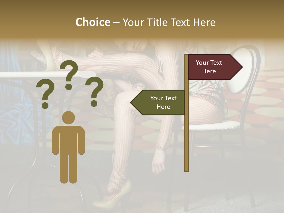 Art Fashion Model PowerPoint Template