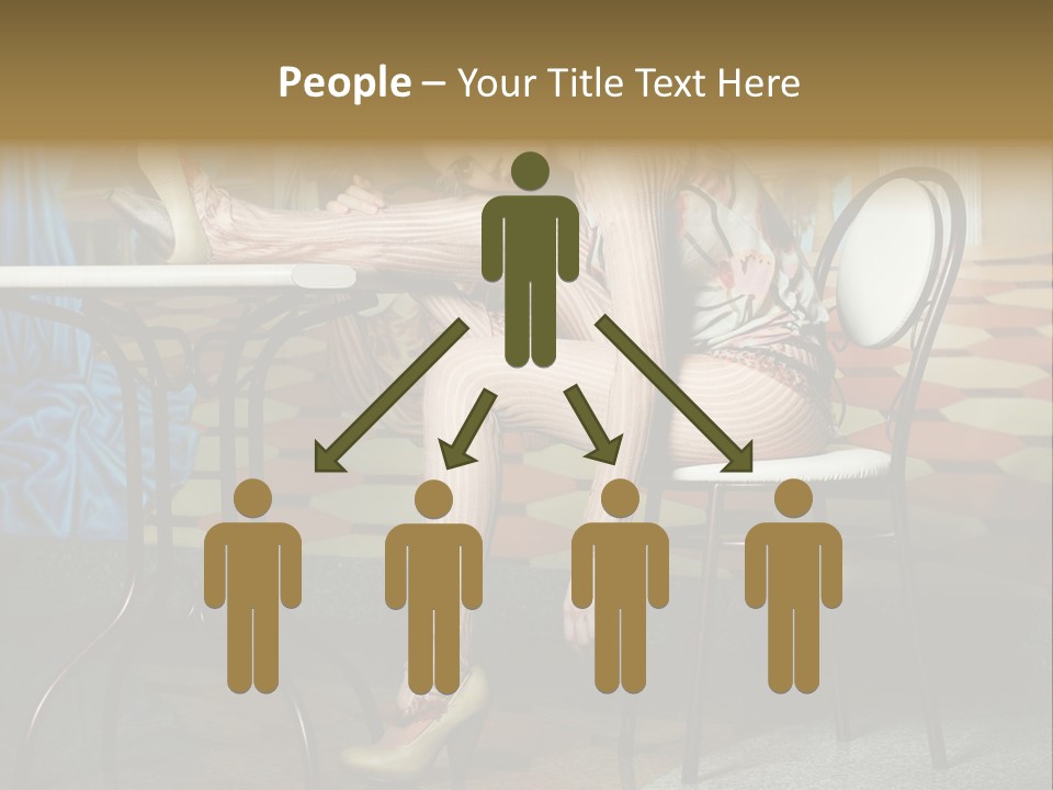 Art Fashion Model PowerPoint Template