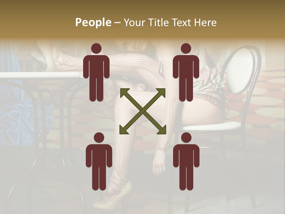 Art Fashion Model PowerPoint Template