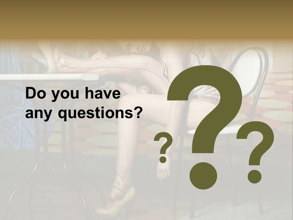 Art Fashion Model PowerPoint Template