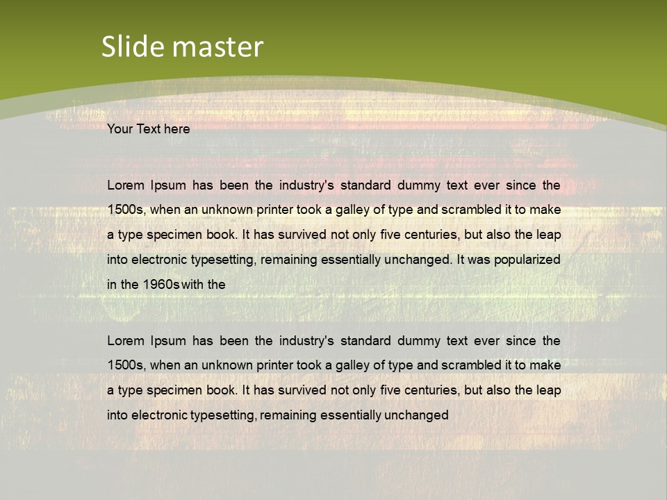 Banda Shalom 2012 PowerPoint Template