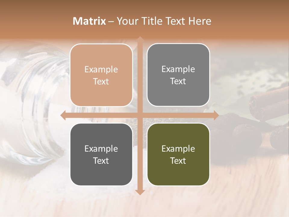 Salt And Herbs PowerPoint Template