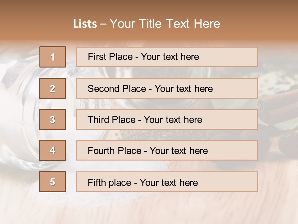 Salt And Herbs PowerPoint Template
