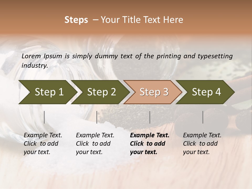 Salt And Herbs PowerPoint Template