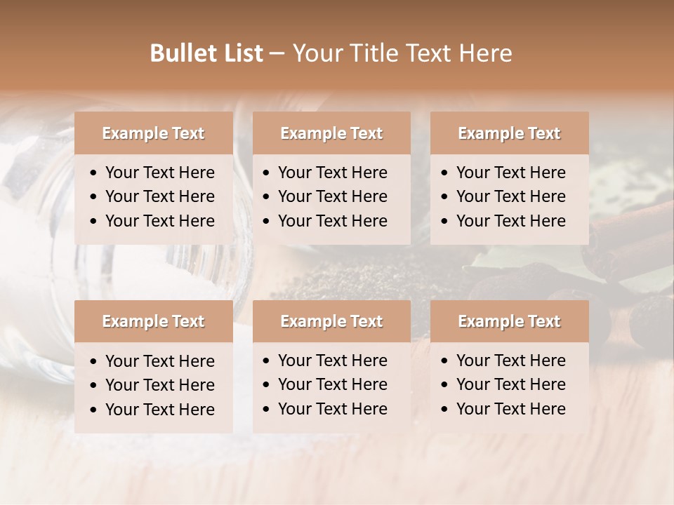 Salt And Herbs PowerPoint Template