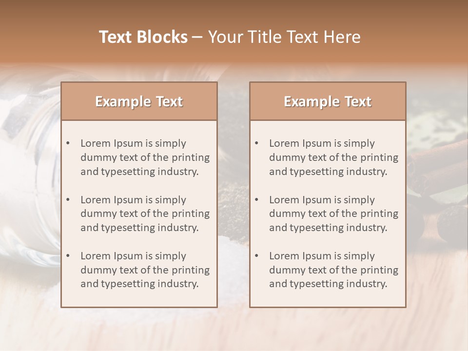 Salt And Herbs PowerPoint Template
