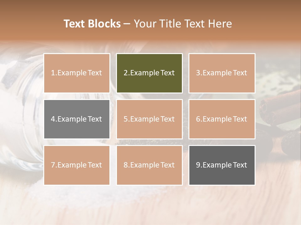 Salt And Herbs PowerPoint Template