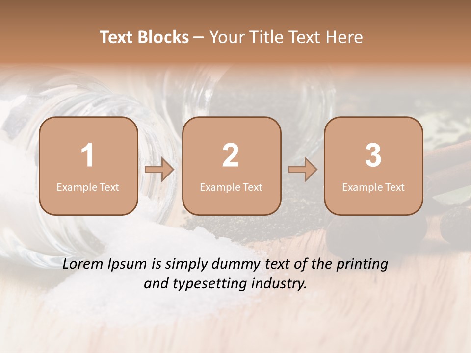 Salt And Herbs PowerPoint Template
