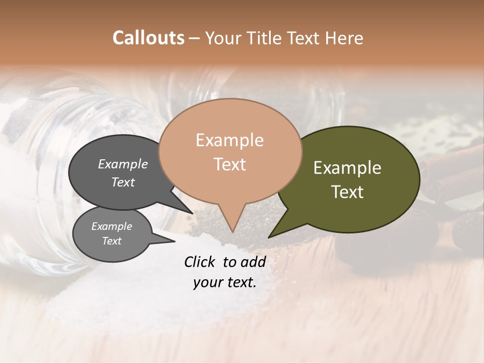Salt And Herbs PowerPoint Template