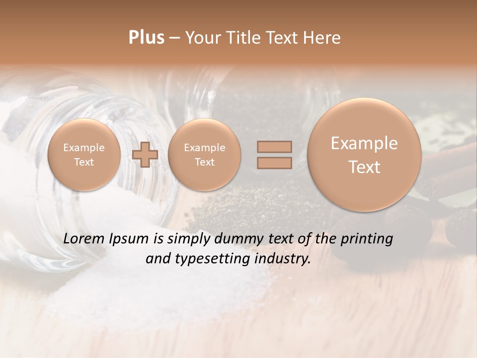 Salt And Herbs PowerPoint Template