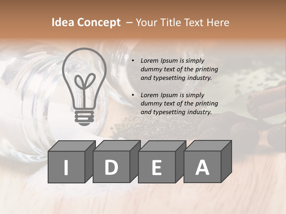 Salt And Herbs PowerPoint Template