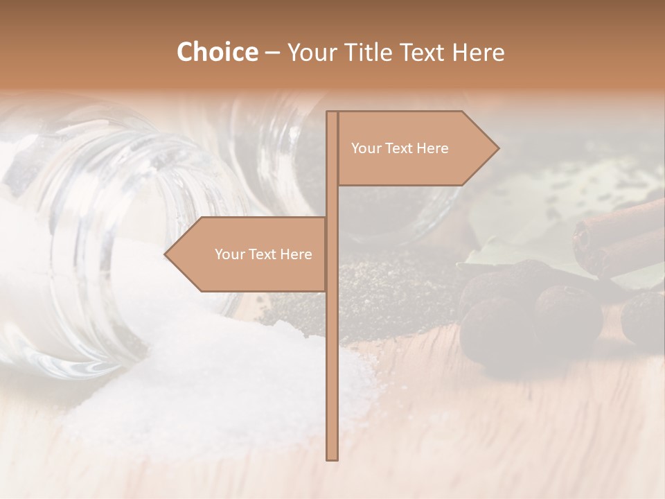Salt And Herbs PowerPoint Template