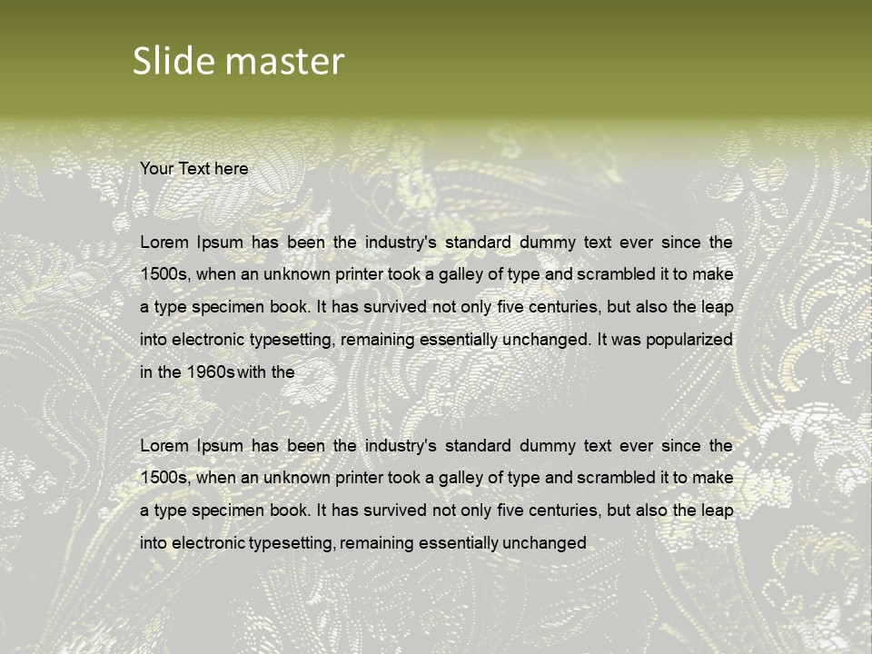 Asian Pattern PowerPoint Template