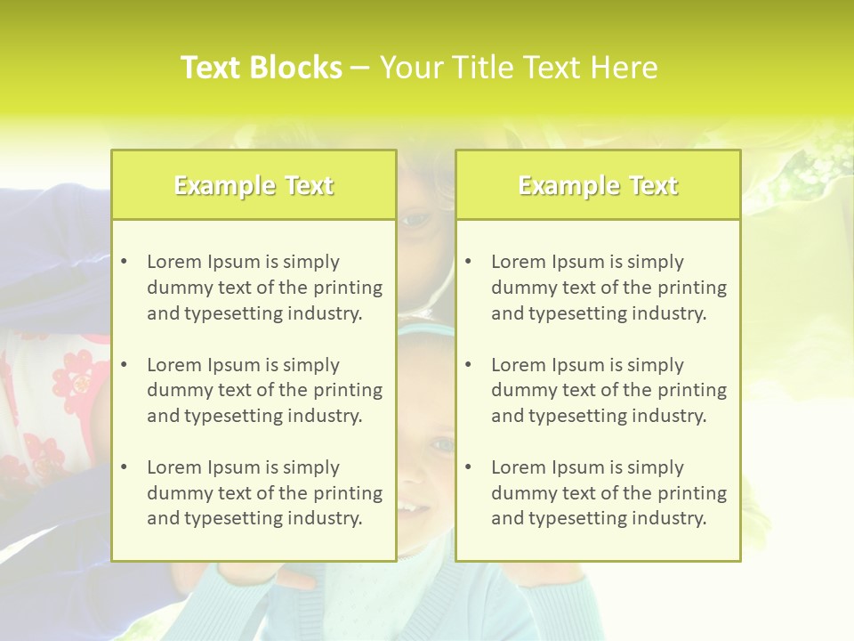 Family Assistance Office PowerPoint Template