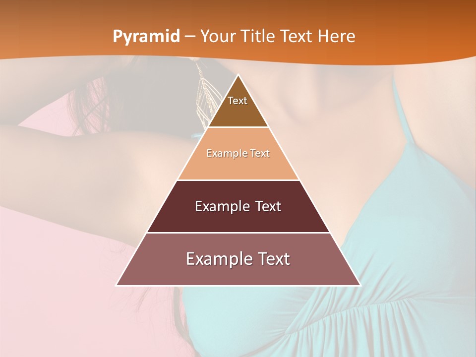 Teeth Joyful Girl PowerPoint Template