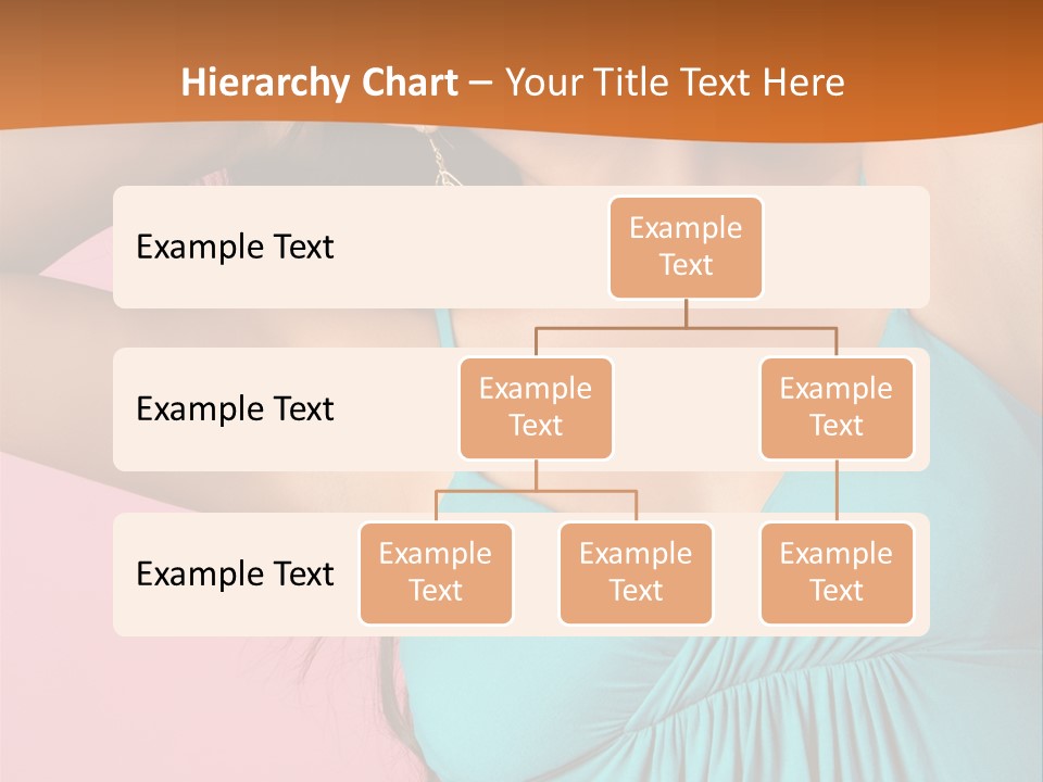 Teeth Joyful Girl PowerPoint Template
