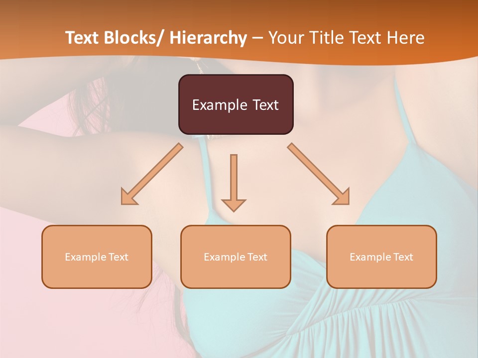 Teeth Joyful Girl PowerPoint Template