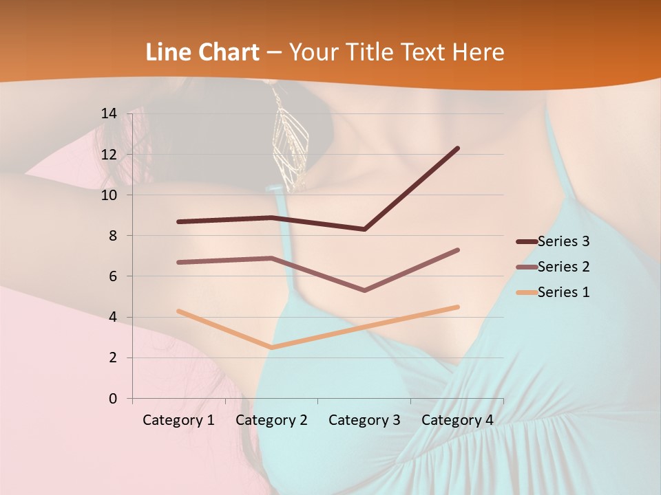 Teeth Joyful Girl PowerPoint Template