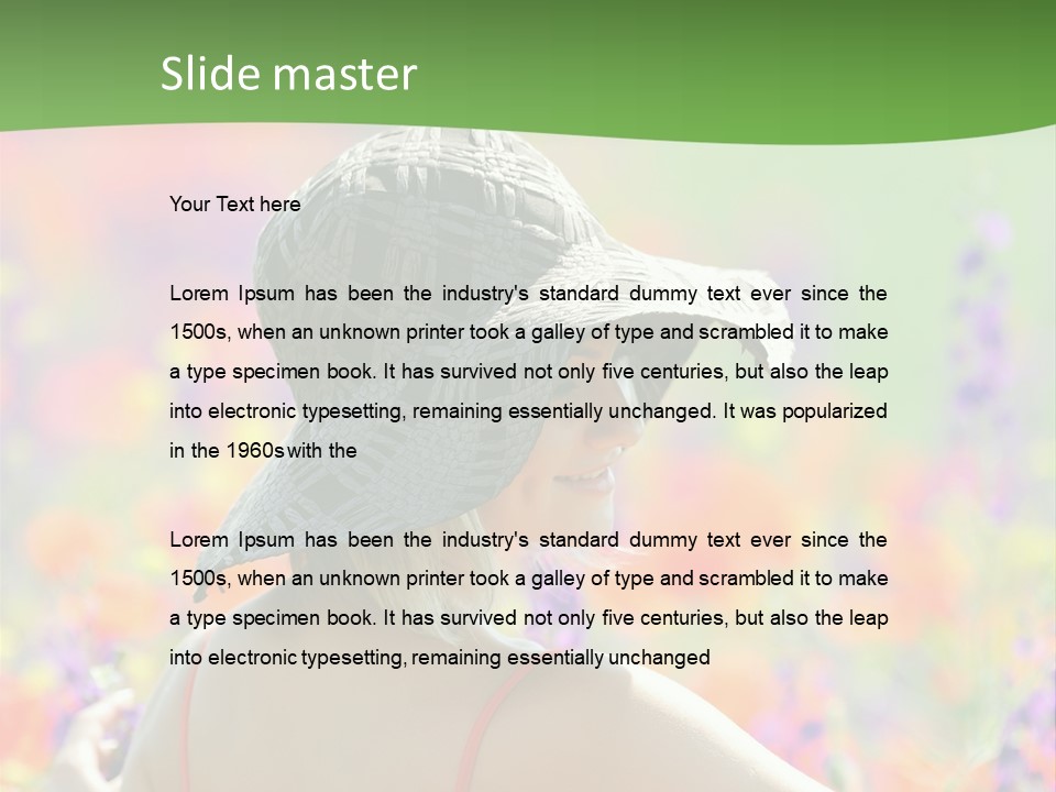 Sunny Summer Casual PowerPoint Template
