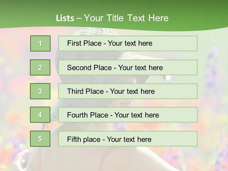 Sunny Summer Casual PowerPoint Template