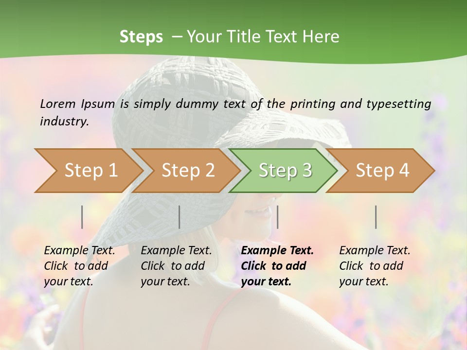 Sunny Summer Casual PowerPoint Template