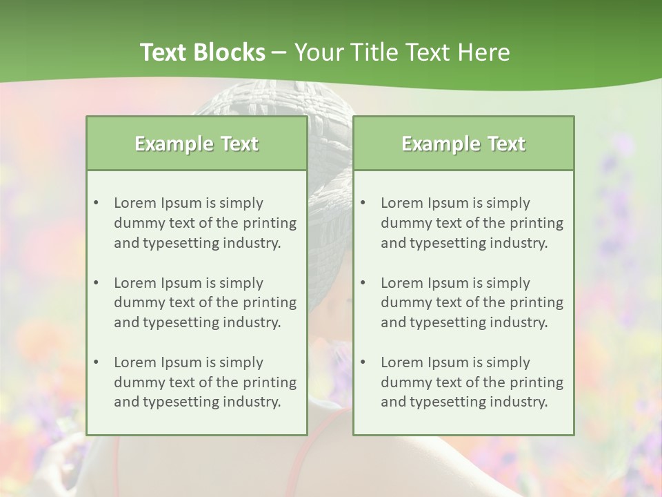 Sunny Summer Casual PowerPoint Template