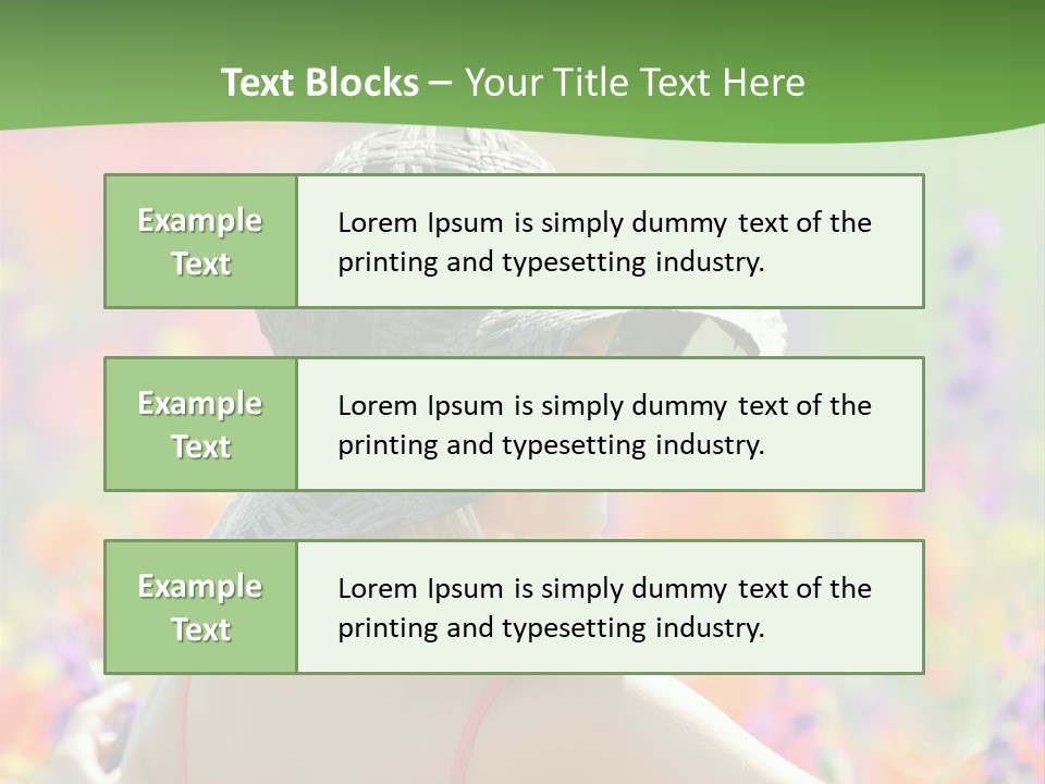 Sunny Summer Casual PowerPoint Template