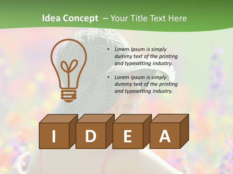 Sunny Summer Casual PowerPoint Template