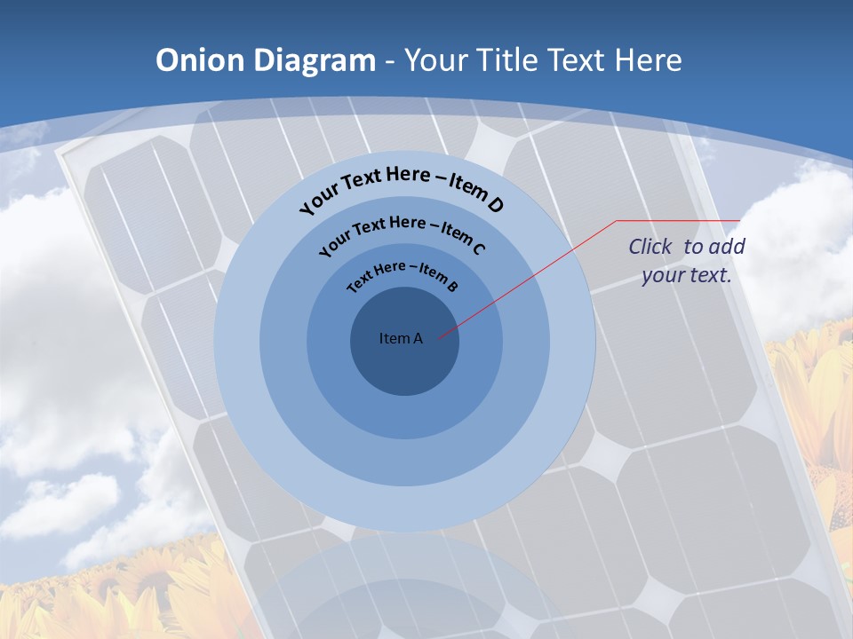Stock Photo Solar Panels PowerPoint Template