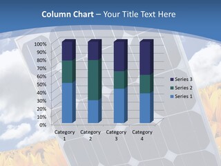 Stock Photo Solar Panels PowerPoint Template