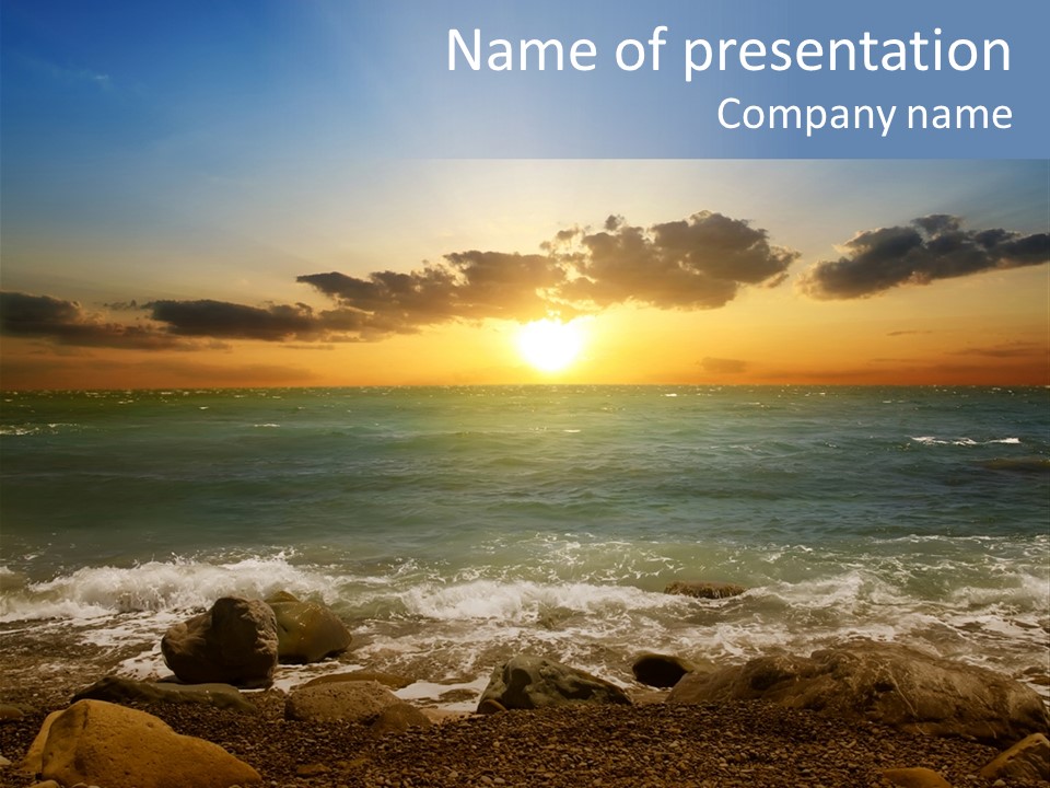 Sea Shore PowerPoint Template