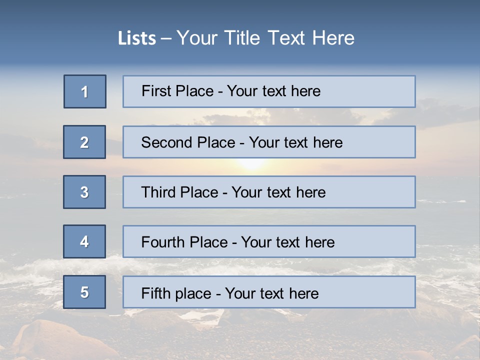 Sea Shore PowerPoint Template