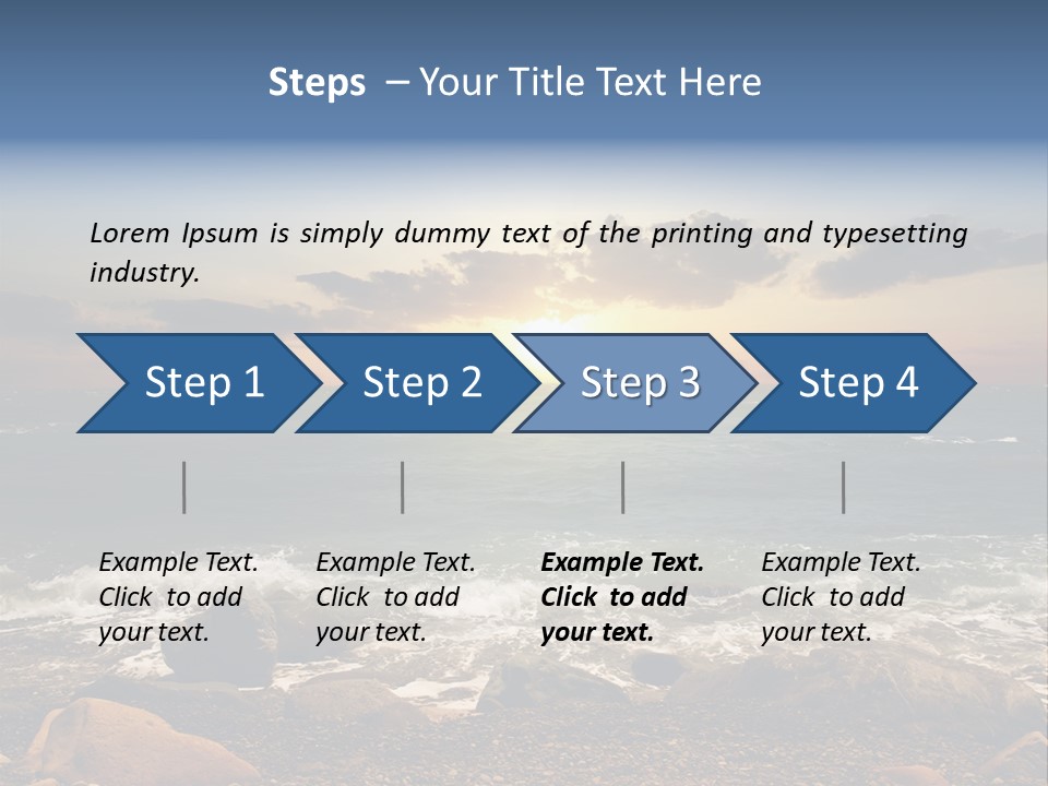 Sea Shore PowerPoint Template