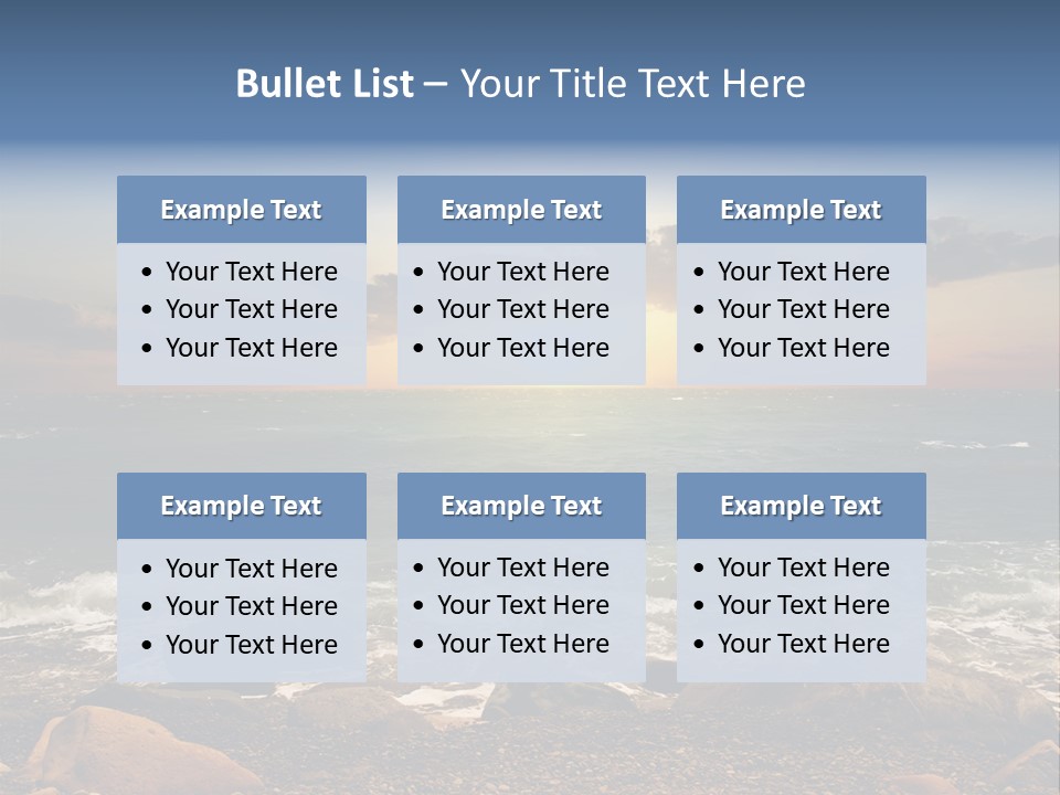 Sea Shore PowerPoint Template