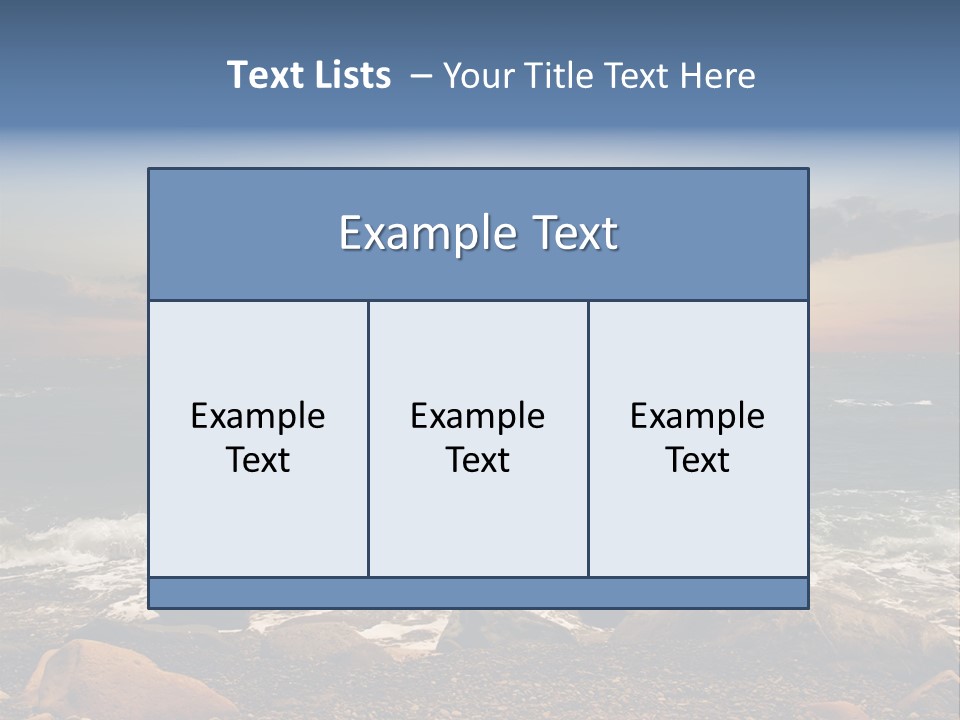Sea Shore PowerPoint Template