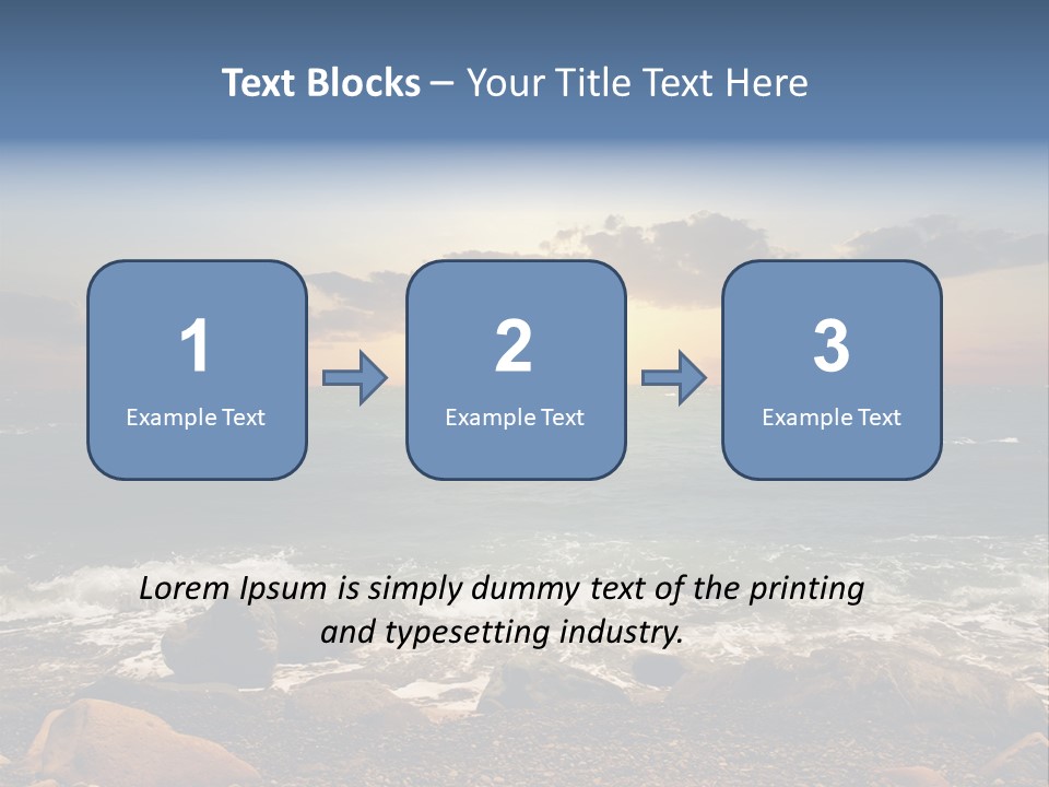 Sea Shore PowerPoint Template